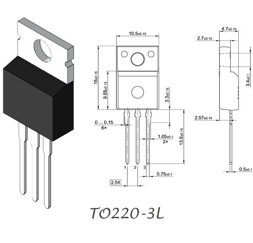 Lot De 5 Transistors IRF1104 / IRF1104PBF TO220 - Neufs - Pour électronique