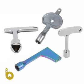 تصویر کلید 3 گوش آسانسور Elevator Triangle Spanner Key