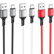 تصویر کابل شارژ بروفون مدل BX83 با سری تایپ سی BOROFONE BX83 USB to USB-C charging data cable