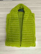 تصویر حوله تنپوش بچه گانه برق لامع مدل لوزان - سبز / 90 