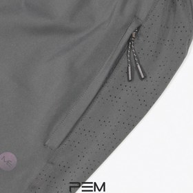 تصویر شلوارک ورزشی مردانه پلی استری در 3 رنگ از برند ملانژ - مشکی / s-m 