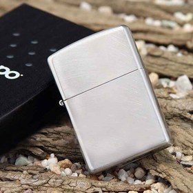 تصویر فندک اورجینال بنزینی زیپو مدل Zippo 24647 REG CHROME ARCH 24647 REG CHROME ARCH