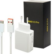 تصویر شارژر شیائومی 33 وات دو پین با کابل غیر اصل Charger Xiaomi 33W With Cable HighCopy