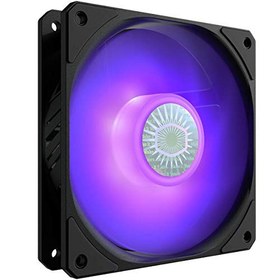 تصویر فن قاب مربعی Cooler Master SickleFlow 120 V2 RGB، LED های قابل تنظیم 4 پین، تیغه منحنی تعادل هوا، بلبرینگ مهر و موم شده، کنترل 120 میلی متری PWM برای کیس کامپیوتر و رادیاتور مایع - ارسال 20 روز کاری 