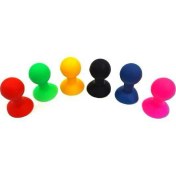 تصویر تاچ کش و هولدر موبایل سیلیکونی کوچک (زرد) 