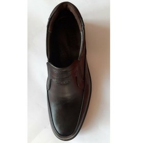 تصویر کفش مردانه چرم طبیعی فلوتر دستدوز مدل 002 