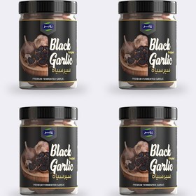 تصویر پک چهار عددی سیر سیاه زوبر 200 گرمی 