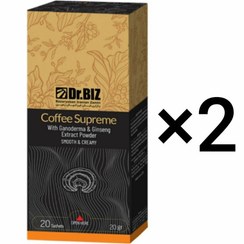 تصویر قهوه فوری سوپریم دکتر بیز پک 2 عددی Dr. Biz Coffee Supreme 2 Packs