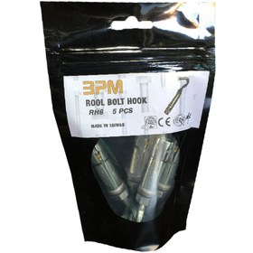 تصویر رول بولت مدل M6 بسته 5 عددی طلایی 