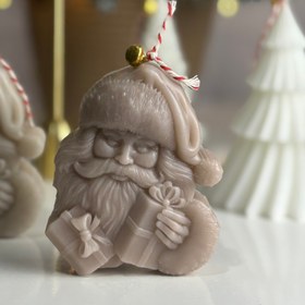 تصویر شمع بابانوئل - سفید 