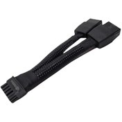تصویر کابل برق گرافیک 16 پین NVIDIA 12VHPWR 16Pin to 2x8Pin PCIE (آکبند) 