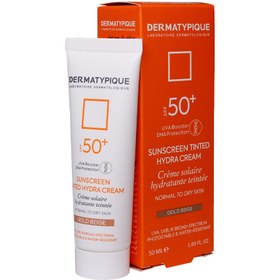 تصویر ضد آفتاب پوست خشک SPF50 درماتیپیک 50 میلی لیتر - رنگ: بژ طبیعی Dermatypique SPF50 Sunscreen Cream For Dry Skin 50 ml