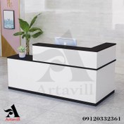 تصویر میز کانتر پیشخوان پذیرش مدل T225 با جنس MDF 
