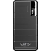 تصویر پاوربانک ۲۰۰۰۰ لیتو مدل LP-43 Power bank leitu LP-43