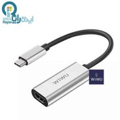 تصویر مبدل تایپ سی به اچ دی ام آی ویوو WiWU Alpha HDMI Type-C Hub 