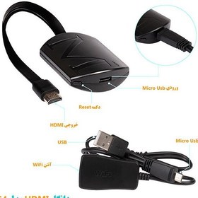 تصویر دانگل انتقال صدا و تصویر ENZO G4 ENZO G4 HDMI Mirror Cast Dongle Receiver Wireless HDMI Converter Adapter