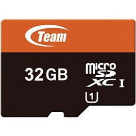 تصویر کارت حافظه MicroSDHC تیم گروپ مدل IPM کلاس 10 استاندارد UHS-I U1 سرعت 80MBps ظرفیت 