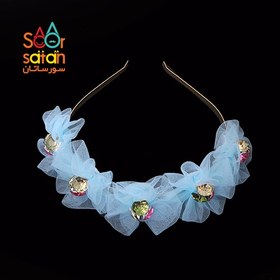 تصویر تل سر گل توری آبی 