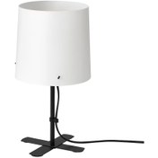 تصویر چراغ رومیزی مشکی/سفید 31 سانتی متری ایکیا مدل IKEA BARLAST ا IKEA BARLAST table lamp black/white 31 cm IKEA BARLAST table lamp black/white 31 cm
