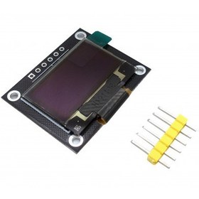 تصویر ماژول OLED 0.96 inch 128x64 آبی دارای رابط I2C و SPI 