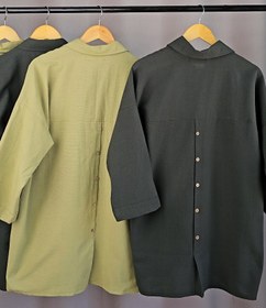 تصویر مانتو پشت دکمه 