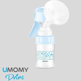 تصویر شیر دوش پمپی umomy دارای شیردوش و بطری umomy