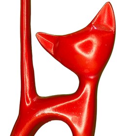 تصویر مجسمه گربه دم دراز 