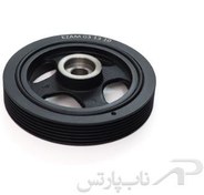 تصویر پولی سر میل لنگ سمند LX موتور EF7 برند عظام 