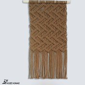 تصویر مکرومه دیواری نیاز|macrame wall hanging D07 