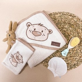 تصویر ست حوله دو تكه TEDDY BEAR رز برن Rose born Towel Set Teddy Bear 2 Piece