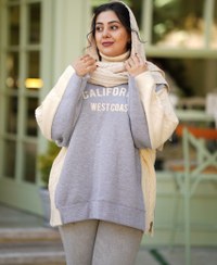 تصویر دورس سه نخ آستین بافت اسپرت ترک طرح دلنیا 