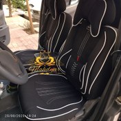 تصویر روکش صندلی پراید صبا طرح گوچی VIP جودون برزنت سنگین 