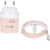 تصویر شارژر دیواری فست شارژ ProOne PWC540 3A PD 20W + کابل آیفونی ا ProOne PWC540 3A PD 20W Fast Wall Charger With Lightning Cable ProOne PWC540 3A PD 20W Fast Wall Charger With Lightning Cable