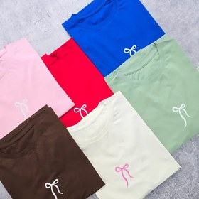 تصویر تیشرت باکسی پاپیون 