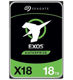 تصویر هارد اینترنال سیگیت مدل Exos X18 SAS ST18000NM004J با ظرفیت 18 ترابایت Seagate Exos X18 SAS ST18000NM004J 18TB 3.5Inch SAS (12GB/s) 7200