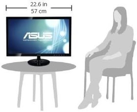 تصویر مانیتور استوک 24 اینچی ایسوس مدل ASUS VS248 ASUS VS248 24 inch Monitor