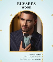 تصویر ادکلن مردانه مارک ژوزف الیزه رایحه Elysees Wood حجم 100 میل Marc Joseph Elysees Wood