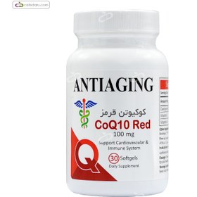 تصویر آنتی ای جینگ کو کیوتن قرمز فارانیک دارو 30 سافت ژل ا Antiaging CoQ10 Red pharanic Darou 30Softgels Antiaging CoQ10 Red pharanic Darou 30Softgels