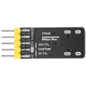 تصویر ماژول مبدل USB TYPE-C به سریال TTL تراشه CH343P 