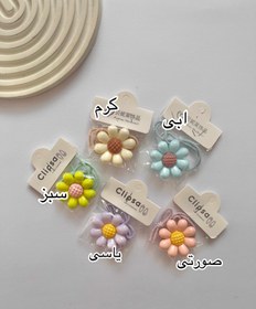 تصویر کش مو گل ۸برگ براق 