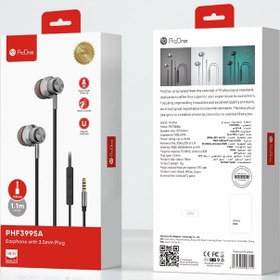 تصویر هندزفری باسیم پرووان مدل PHF3995A Proone PHF3995A Earphone