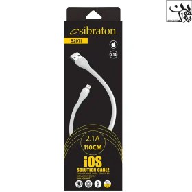 تصویر کابل آیفونی Sibraton S207i 2.1A 1.1m Sibraton S207i 2.1A 1.1m Lightning Cable