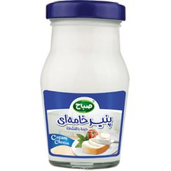 تصویر پنیر خامه ای صباح ۲۴۰ گرمی شیشه ای 