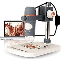 تصویر Celestron - میکروسکوپ دیجیتال 5 مگاپیکسلی Pro - میکروسکوپ USB دستی سازگار با رایانه شخصی ویندوز و مک - بزرگنمایی 20x-200x - مناسب برای جمع آوری تمبر، جمع آوری سکه Celestron - 5 MP Digital Microscope Pro - Handheld USB Microscope Compatible with Windows PC and Mac - 20x-200x Magnification - Perfect for Stamp Collecting, Coin Collecting