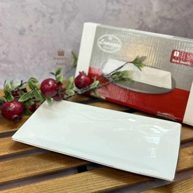 تصویر دیس مستطیل چینی لمون 