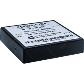 تصویر مبدل ولتاژ چینفا 500 میلی آمپر CHINFA FDD05-12S4 DC/DC IN:9-36V OUT:+12V 