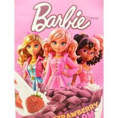 تصویر کورن فلکس بالشتی باربی با طعم توت فرنگی (335 گرم) barbie barbie