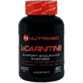 تصویر قرص ال کارنیتین 1000 میلی گرم بسته 60 عددی نوتریمد Nutrimed L Carnitine 1000 Mg 60 Tablets