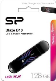 تصویر فلش مموری سیلیکون پاور Blaze B10 128GB Silicon Power Blaze B10 USB 3.2 Gen 1 128GB Flash Memory