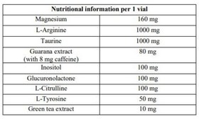 تصویر انرژی شات لیکوئید یوروویتال Energy Shot Eurho Vital